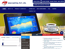 Tablet Screenshot of mlbcapital.com